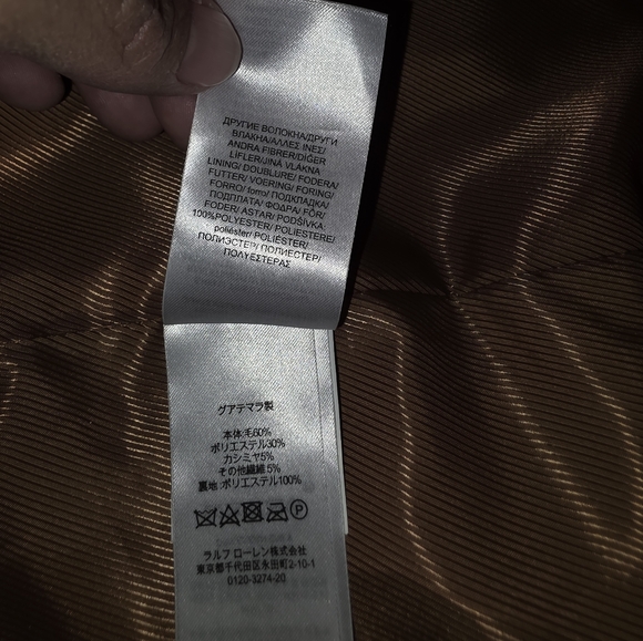 Ralph Lauren Cashmere/wool Women's Belted Coat Size 2 Black Label - Picture 16 of 17